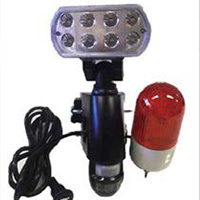 LED照明付き防犯カメラ　照ら防